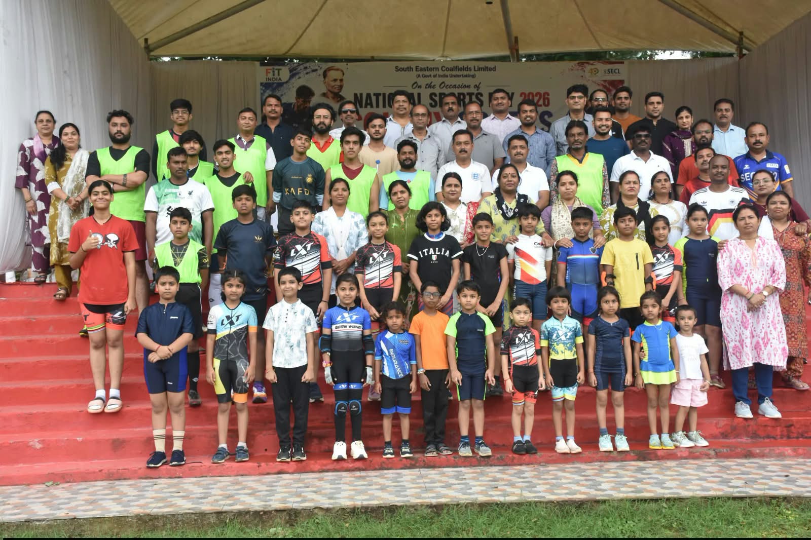 एसईसीएल मुख्यालय में राष्ट्रीय खेल दिवस के उपलक्ष्य में "कॉलोनी स्पोर्ट्स-2026" का सफल समापन, 